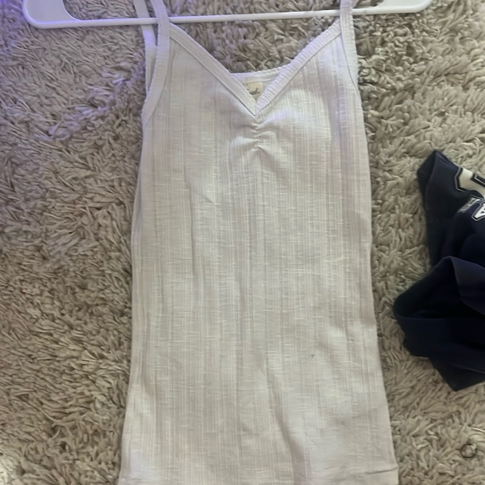 white tank top
